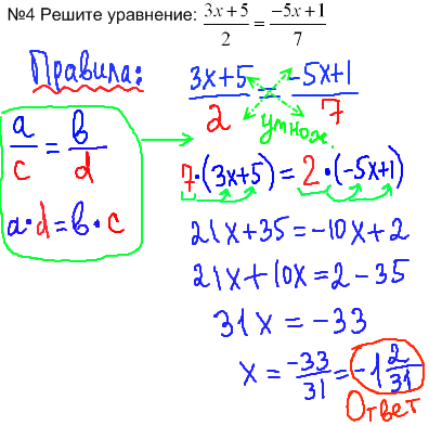 ГИА по математике 2014 - решение задания №4