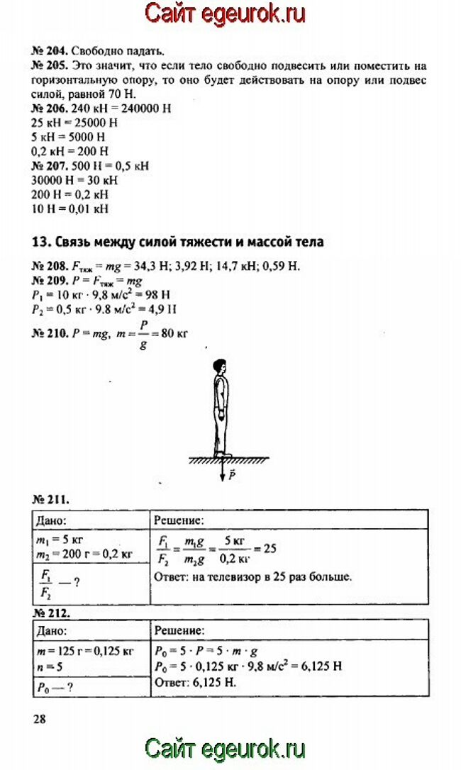 Физика 7 класс страница 50. Физика 7 класс пёрышкин таблица8.