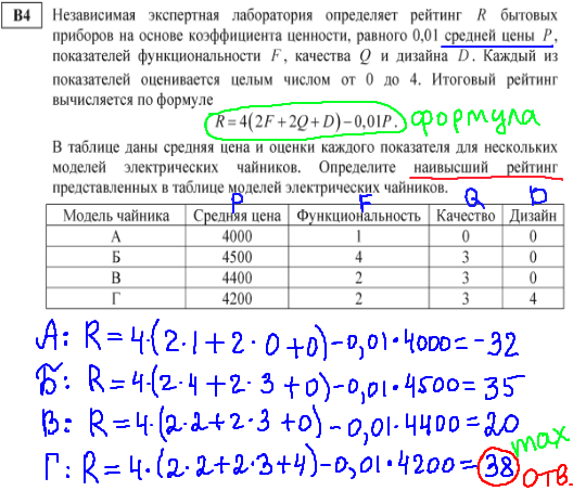 ЕГЭ по математике - реальный вариант 2013 - b4