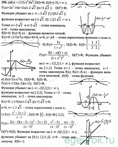 Математический анализ 10 11 класс колмогоров